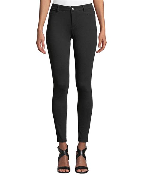 michael kors leggings - black|Michael Kors denim leggings.